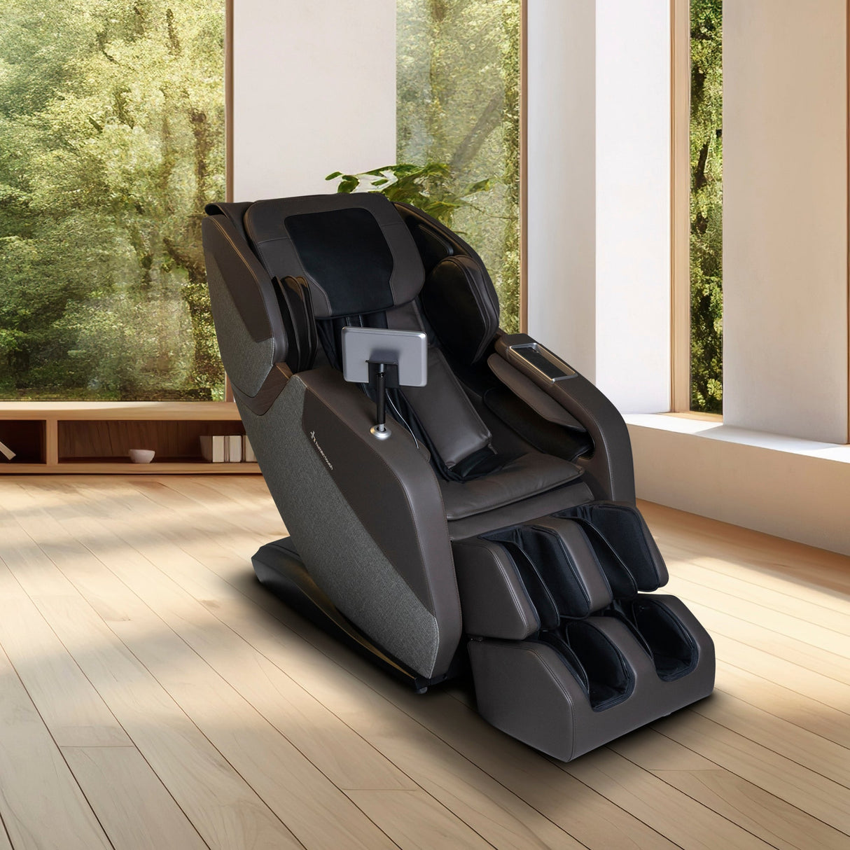 WholeBody® ROVE Massage Chair in a modern room with natural light, designed for full-body relaxation and recovery.
