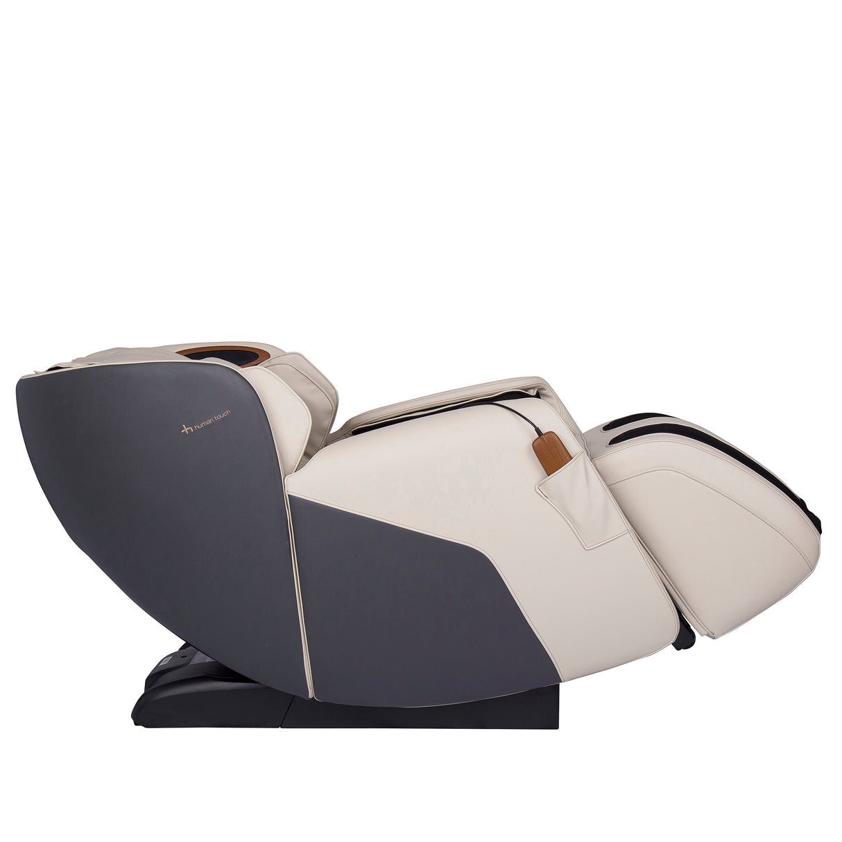 Quies Massage Chair in reclining position with high-performance L-track for full body therapeutic massage and multiple auto-programs.