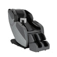 WholeBody® ROVE Massage Chair in gray and black with L-track, tablet holder, and foot massager for full-body relaxation.